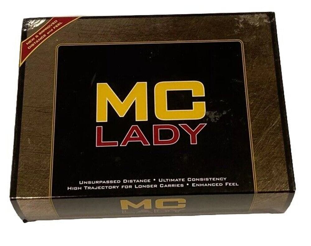 MC Lady Muscle Fiber Core 12 Golf Balls Distance Consistency Enhanced Feel NEW